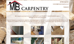MB Carpentry website thumbnail